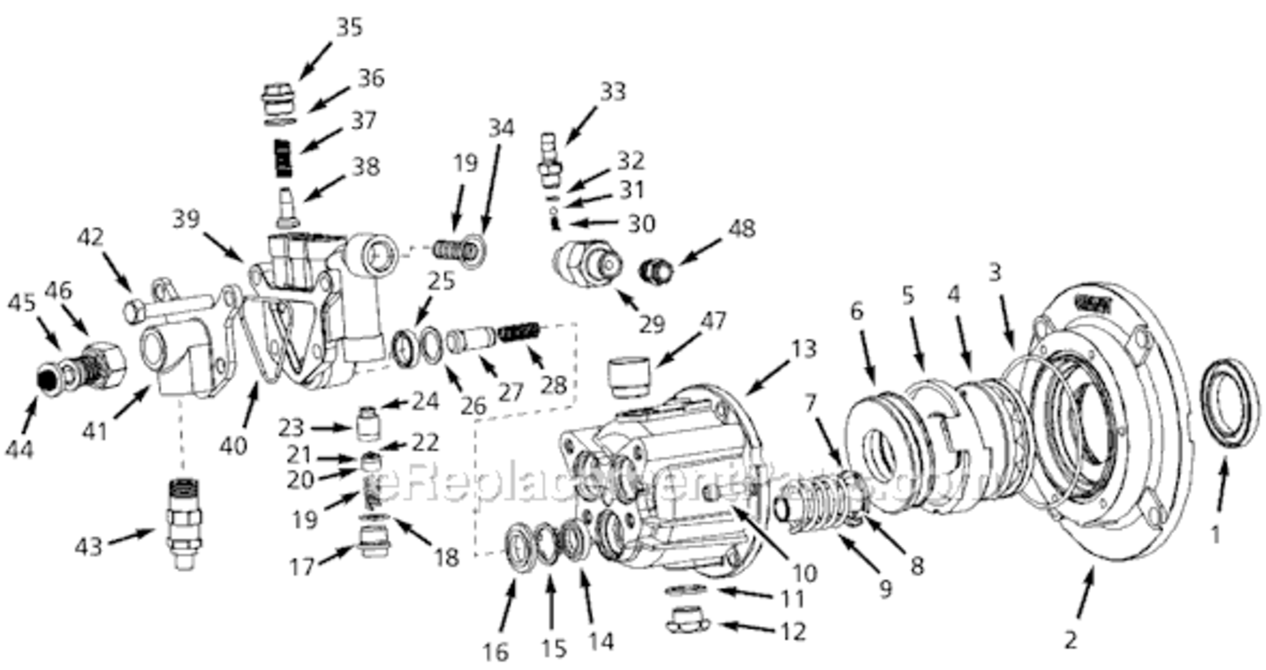 Page A Diagram and Parts List for PM223100SJ  Campbell Hausfeld Pressure Washer